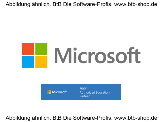 Microsoft Logo und EDU Autorisierung Abbildung